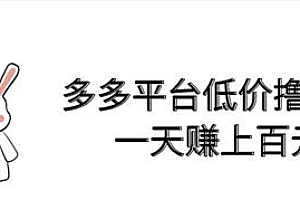 拼多多低价撸纸巾项目:把握信息差,实现丰厚利润